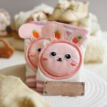 زانوبند صورتی طرح خرگوش