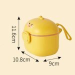 انبار شیر خشک طرح جوجه سایز بزرگ و کوچک - تصویر 2