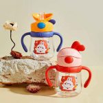 لیوان آبمیوه خوری 240 میل با دو سر متفاوت روکو Rovco طرح خرگوش