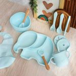 ست ظرف سیلیکونی 10 تیکه اقتصادی طرح فیل