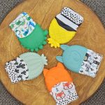 دستکش دندان گیر طرح دار