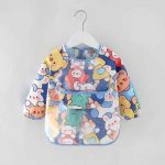 پیشبند لباسی ضد آب طرح حیوانات رنگارنگ